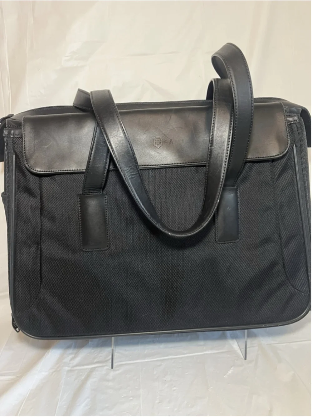 Victorinox Swiss Army WebSeries 2.0 Black Travel Web Tote Bag with laptop sleeve